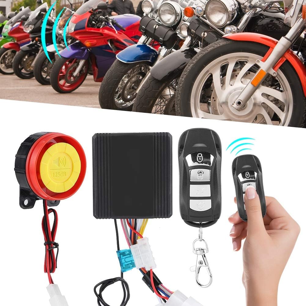 Antifurto Moto Universale CTC-528 | Allarme 125dB con Telecomandi e Funzione Avviamento Remoto