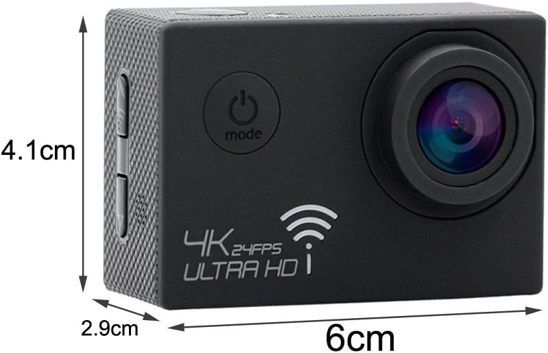 Action Cam 4K Ultra HD WiFi | Impermeabile 30 m + Telecomando Wireless + Accessori Completi