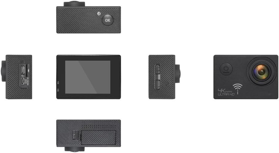 Action Cam 4K Ultra HD WiFi | Impermeabile 30 m + Telecomando Wireless + Accessori Completi