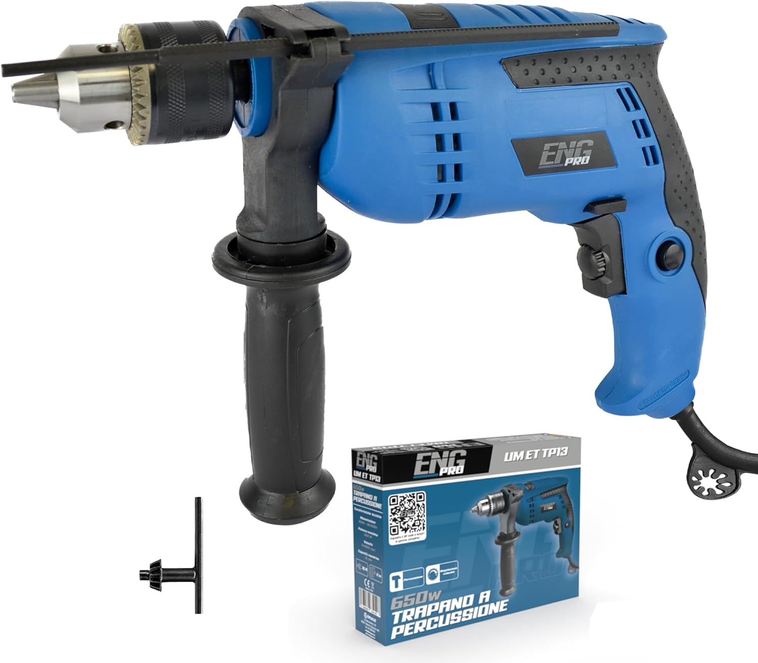 TRAPANO A PERCUSSIONE VBN 800W PROFESSIONALE – REGOLAZIONE VELOCITÀ E IMPUGNATURA ERGONOMICA