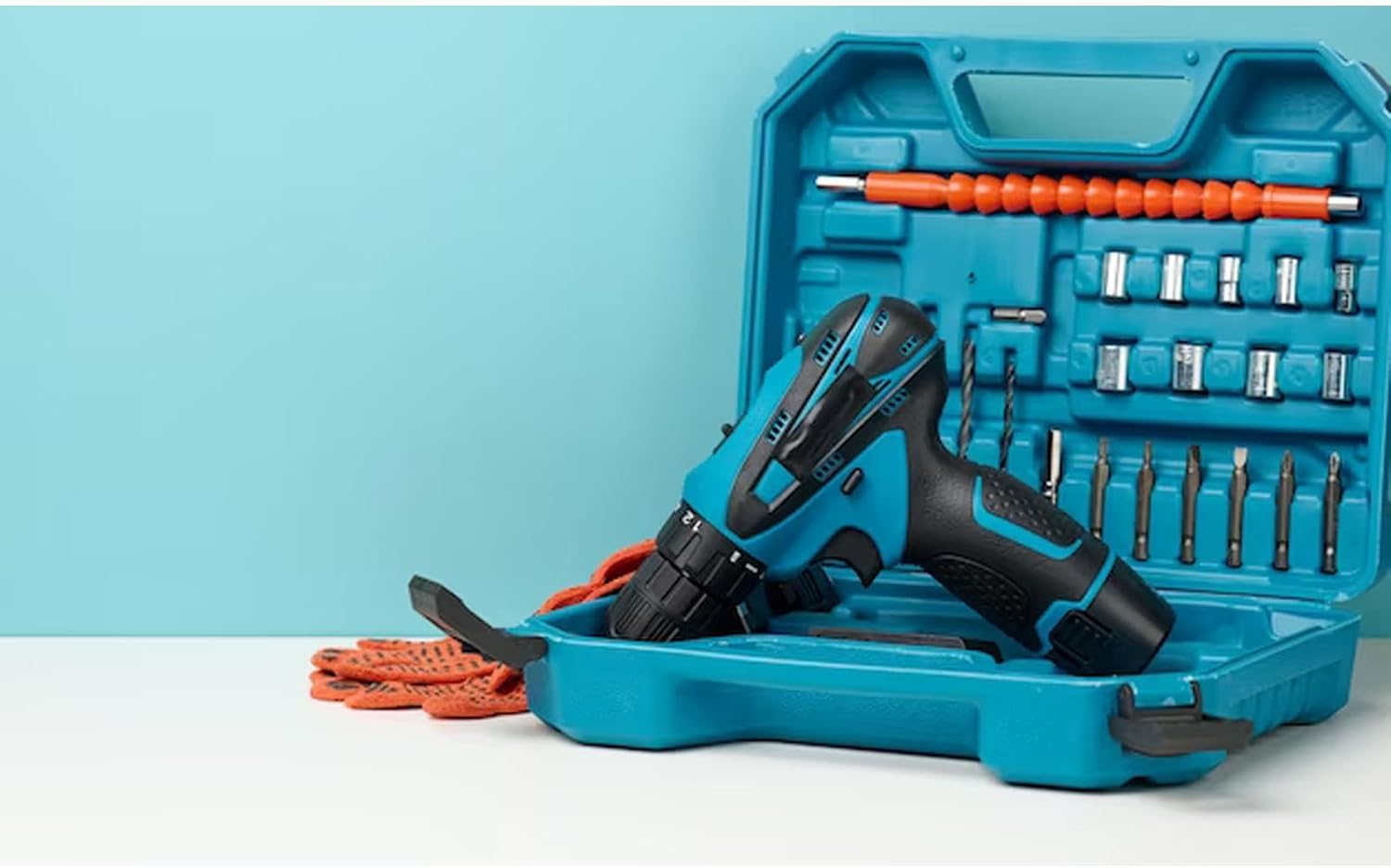 Trapano Avvitatore a Batteria 18V Mulinsen – 2 Batterie al Litio 2.0Ah | Valigetta con Accessori | 25Nm di Coppia | Velocità Variabile e Luce LED