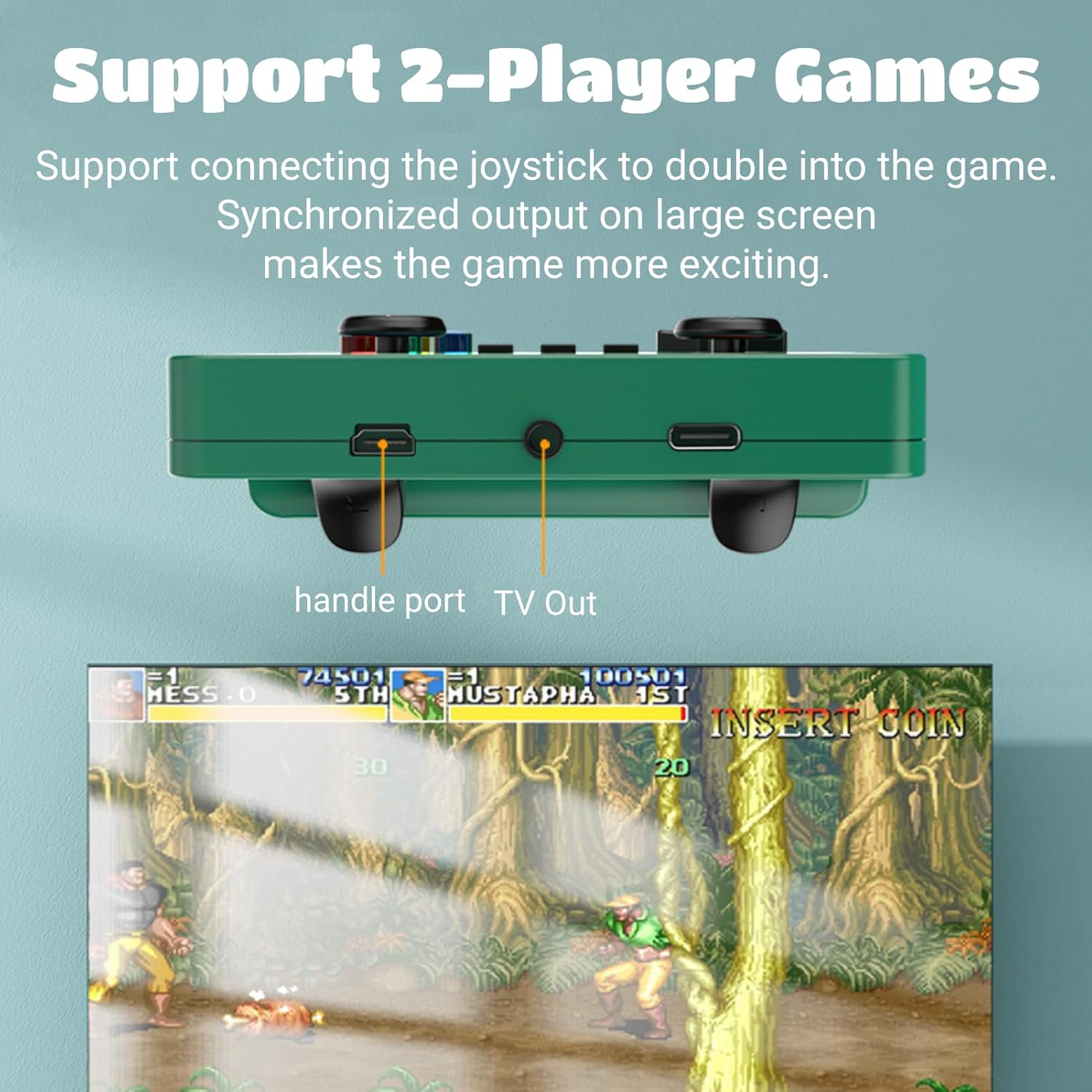 Console Portatile Retro X6 | 3.5” HD, 2000 Giochi Integrati, Batteria 2000 mAh, TV Out, 2 Giocatori