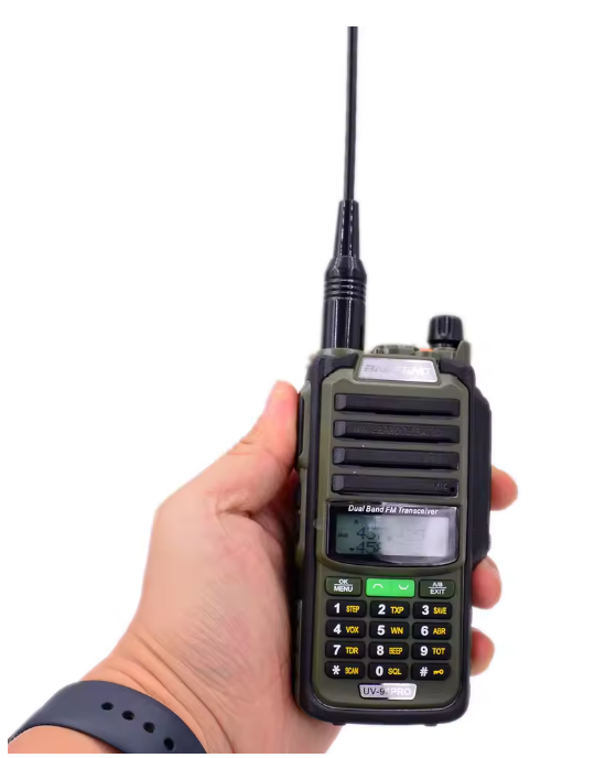 Baofeng BF-A58S | Radio Ricetrasmittente Professionale Dual Band UHF/VHF | Impermeabile IP67 con Batteria 4800 mAh