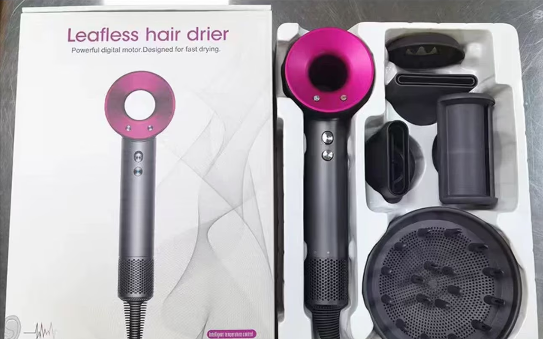 Asciugacapelli Digitale Leafless Hair Drier | Tipo Dyson, Motore Potente, Controllo Intelligente, Silenzioso