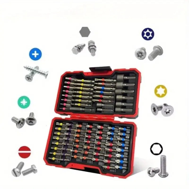 SET PUNTE E INSERTI PROFESSIONALI 83 PEZZI