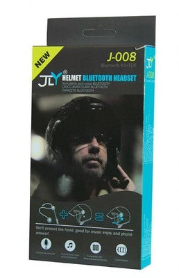 Auricolare Bluetooth JLY J-008 per Casco | Microfono Integrato, Musica e Chiamate in Moto, Bluetooth 4.0+EDR